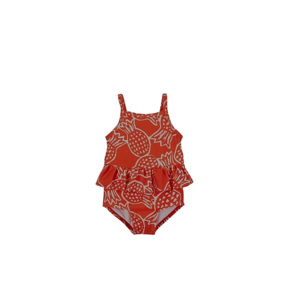Carter's Baby Pineapple Print Ruffled Swimsuit 6094 3m - Picture 1 of 6